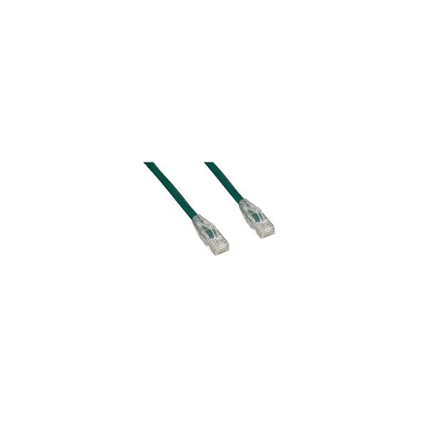 Cable Wholesale Cat6 Green Copper Ethernet Patch Cable, Clear Finger Boot, POE Compliant, 3 feet 10X8-95103 - main